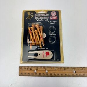 Vtg Oklahoma Football Collegiate Collect Pack Golf Tees Spotters Repair READ